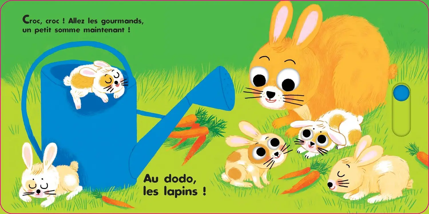 Au dodo - les amis de la ferme- Livre animé Dès 6 mois - Pour accompagner le rituel du coucher des bébés - Livre d'éveil - 9782092493830 - page-interieure1