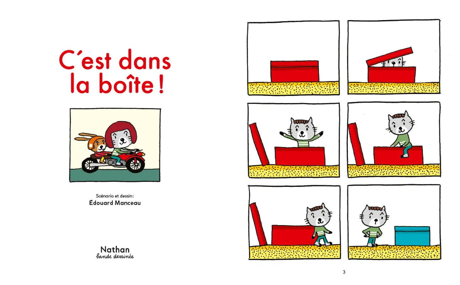 C'est dans la boîte - MINI BULLES - BD - Dès 3 ans - BD - 9782092494448 - page-intérieure1