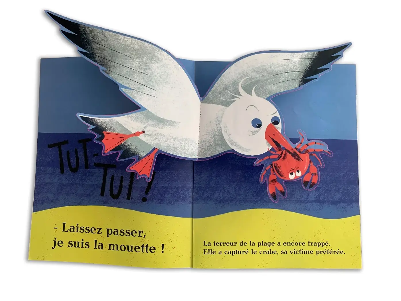 Alerte à la mouette ! - Un grand livre 100% pop-up - Dès 3 ans - Album(s) - 9782092494660 - page-intérieure1