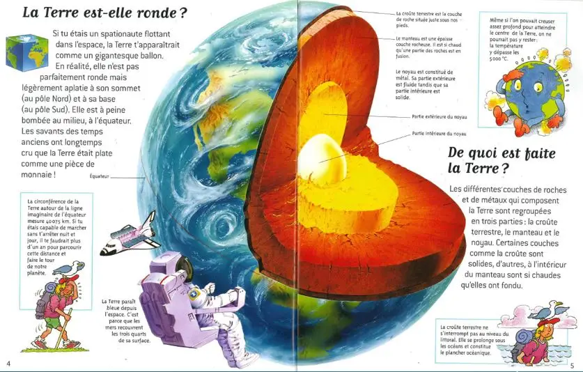 Notre planète Terre - Questions/Réponses - doc dès 7 ans - Livre documentaire - 9782092495599 - page-interieure1