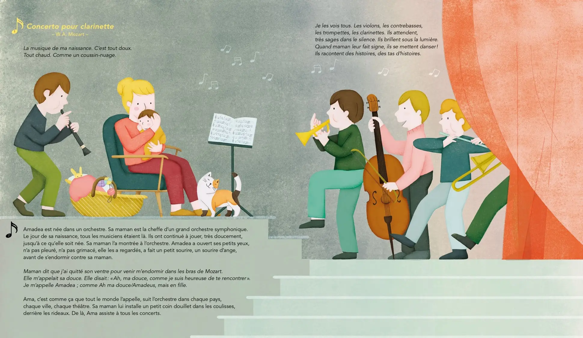 L'enfant de l'orchestre - Livre-CD - Le livre du spectacle musical de Radio Classique - Dès 4 ans - Album(s) - 9782092497432 - page-interieure1