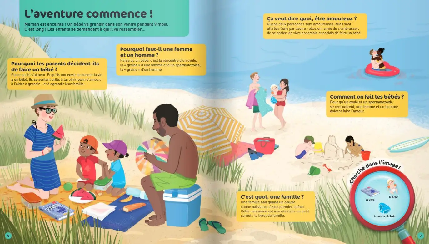 Comment on fait les bébés ? - Questions/Réponses - doc dès 5 ans - Livre documentaire - 9782092578209 - page-interieure1