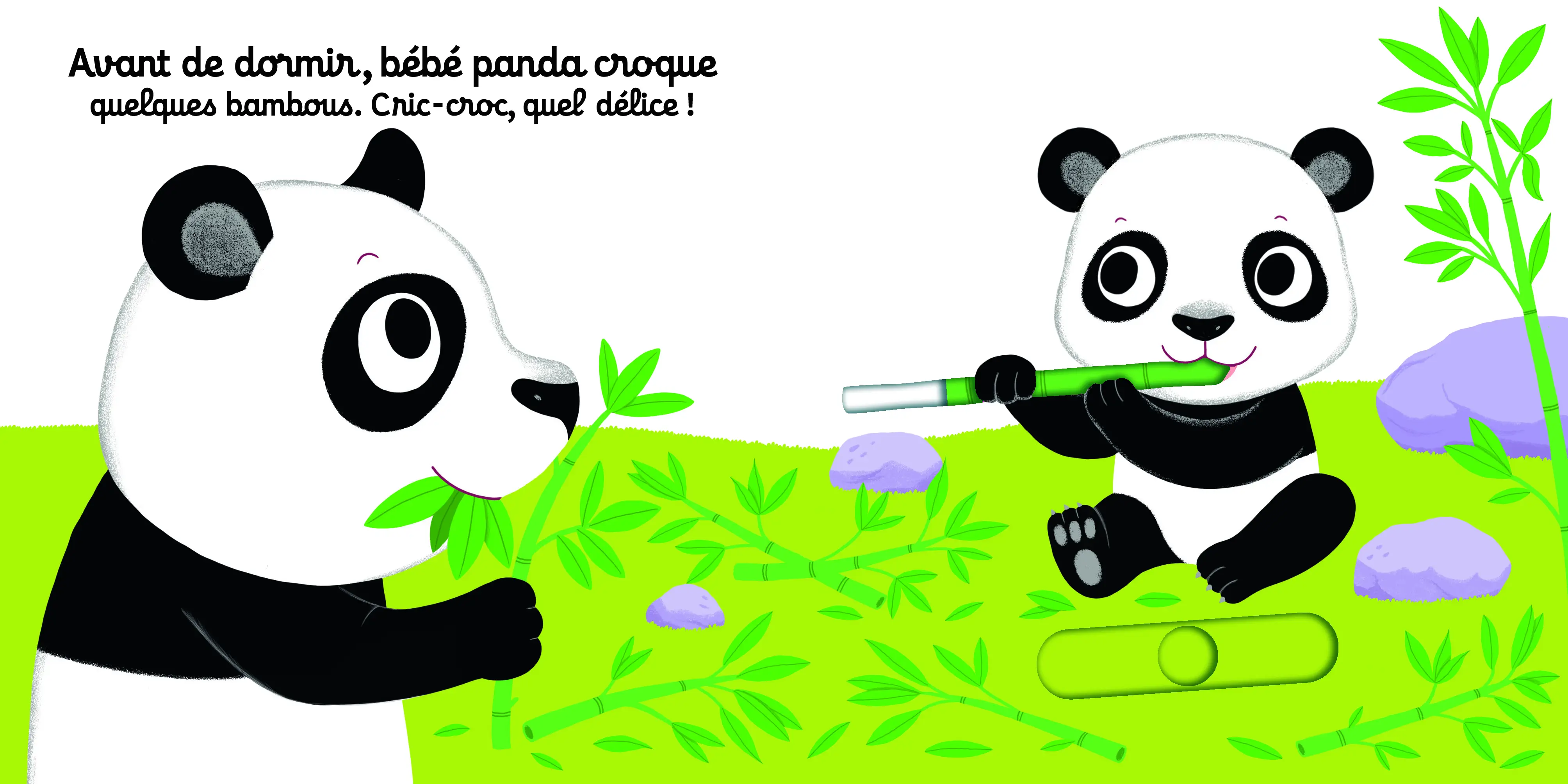 Bonne nuit petit panda ! - Livre animé - Kididoc dès 1 an - Livre documentaire - 9782092587492 - page-interieure1