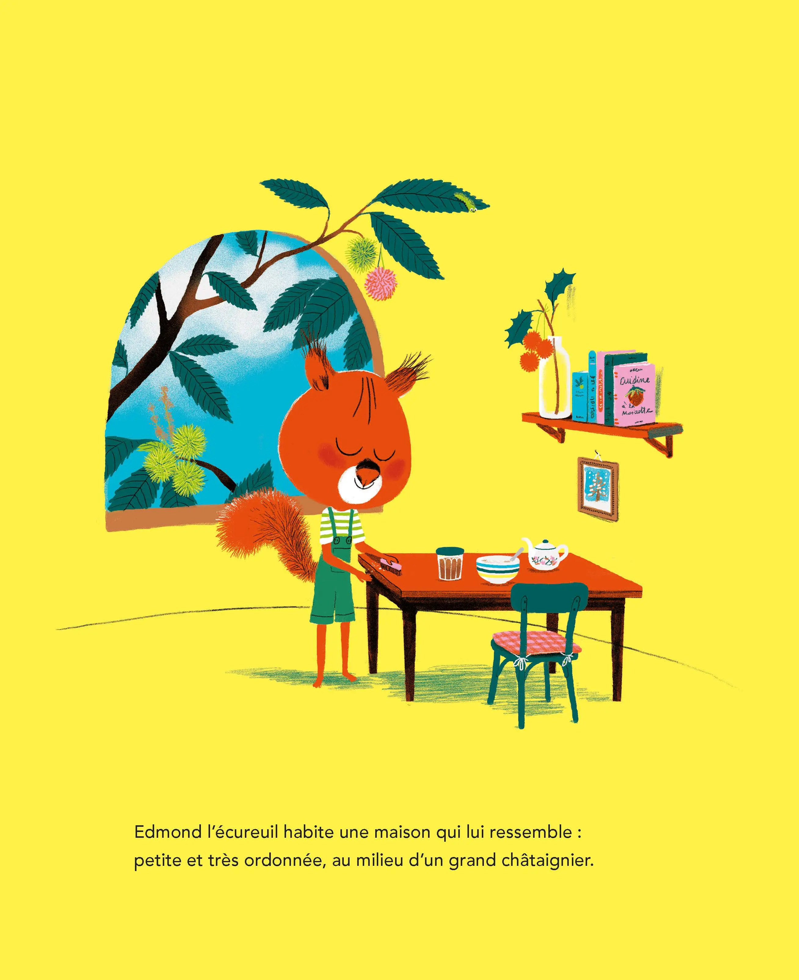 Livre Pop-up - Edmond et ses amis - La fête sous la lune - Dès 3 ans - Album(s) - 9782092590744 - page intérieure1