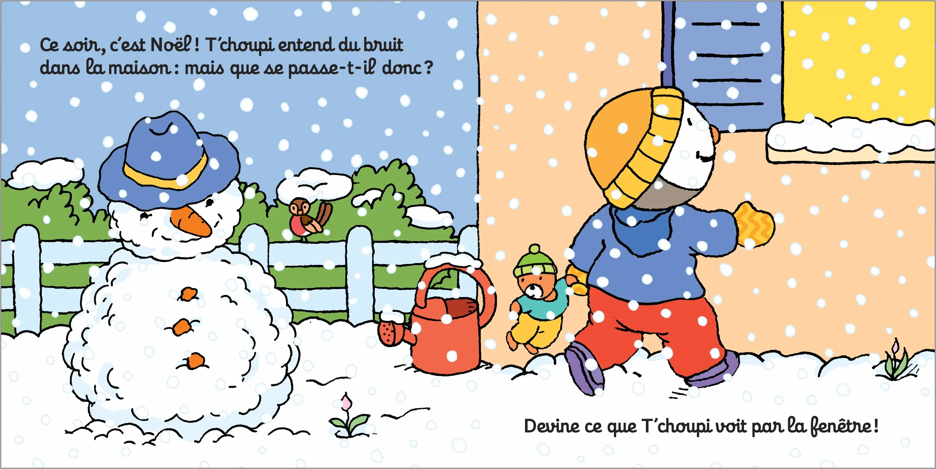 Le Noël de T'choupi - Livre Pop-up - Dès 2 ans - Livre d'éveil - 9782092591192 - page-interieure1