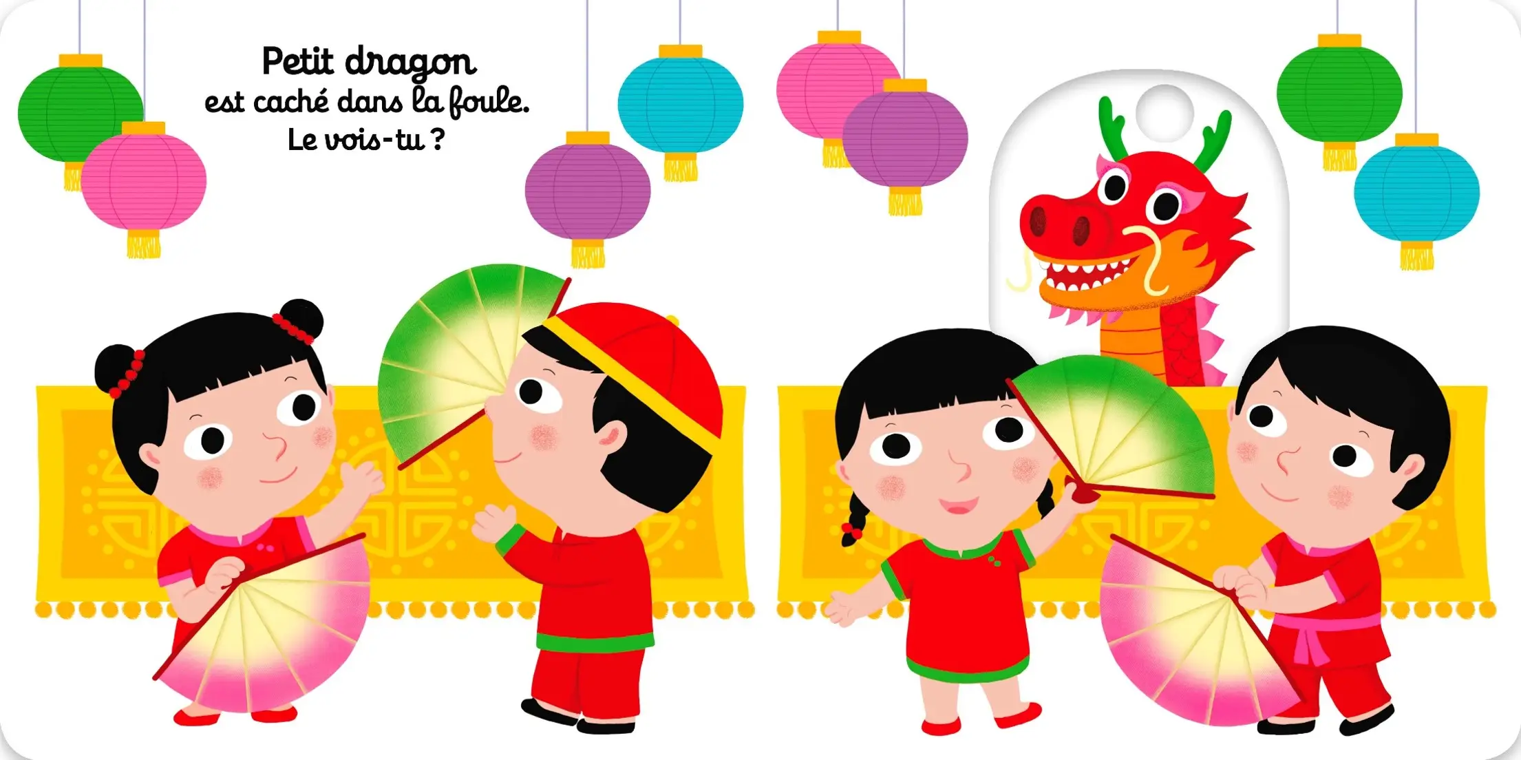 Kididoc - Bonne année petit dragon ! - Livre animé - dès 1 an - Livre documentaire - 9782092591642 - page intérieure1
