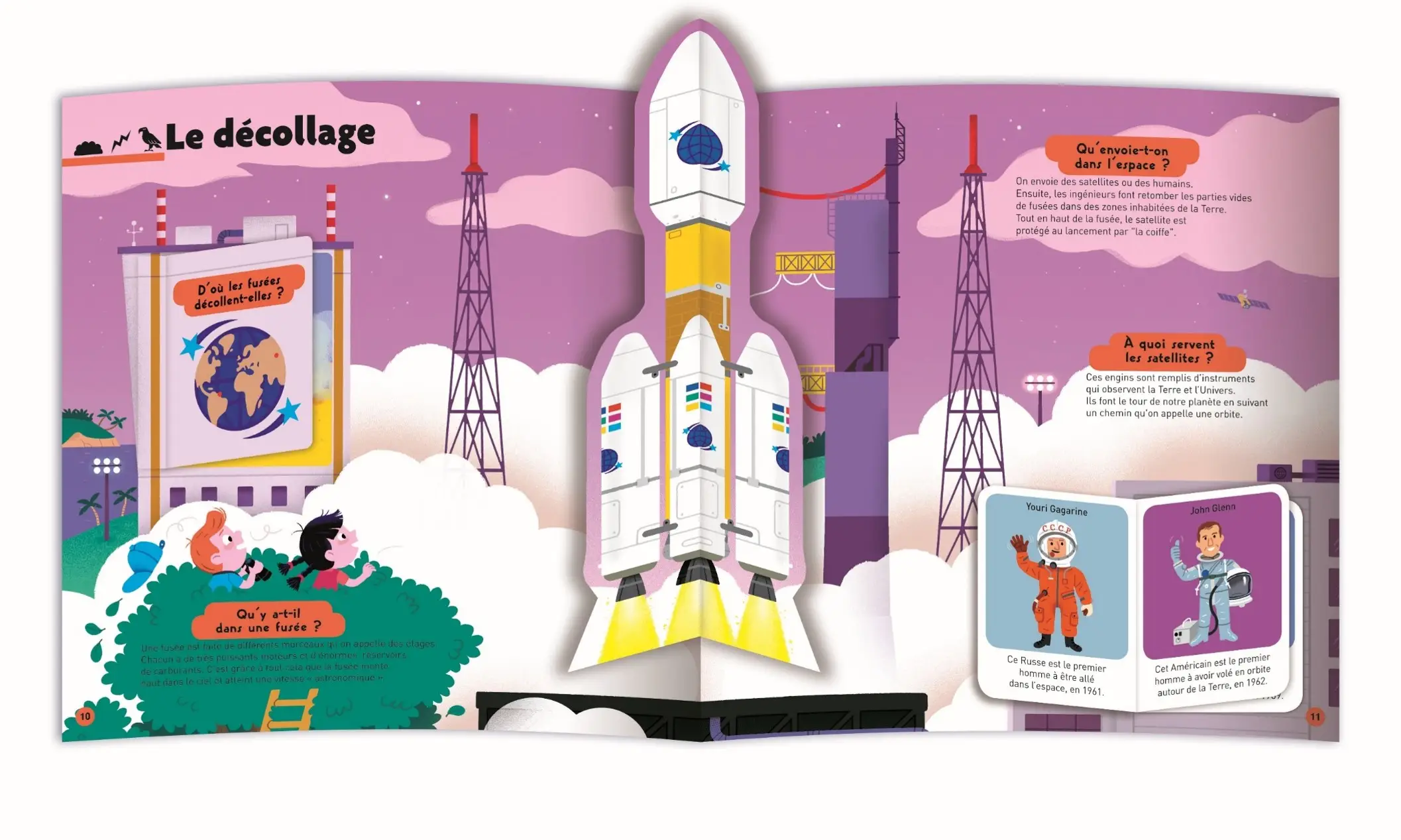 Le grand Kididoc de l'espace - Grand livre pop-up - dès 5 ans - Livre documentaire - 9782092591857 - page intérieure1