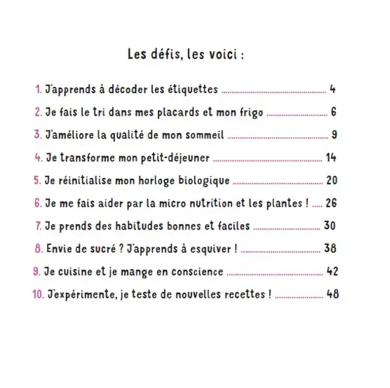 10 jours pour changer - Arrêter le sucre -  - 9782092791202 - page intérieure1