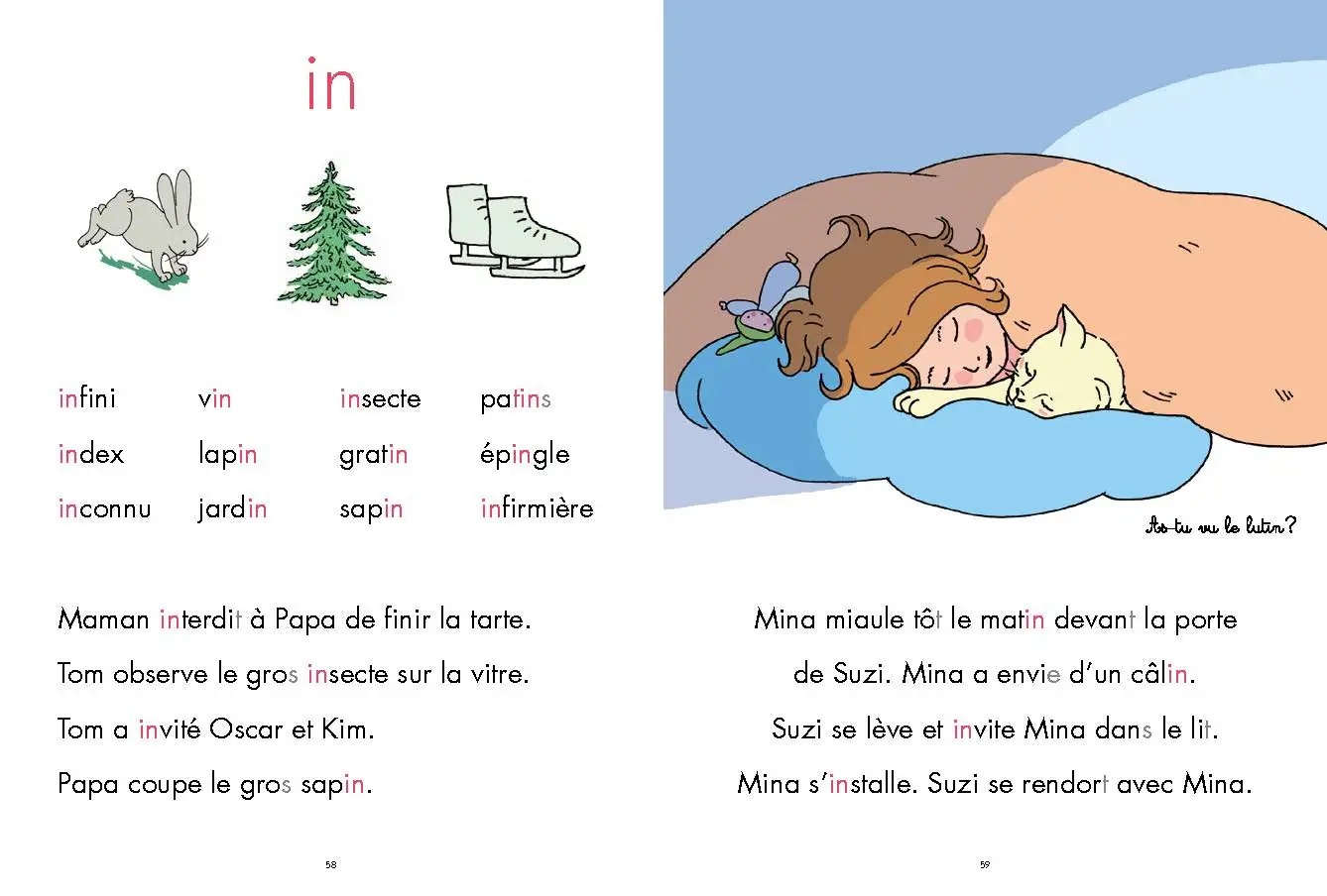 J'apprends à lire avec Tom et Suzi - méthode Montessori - Dès 4 ans - Roman - 9782092791608 - page-interieure1