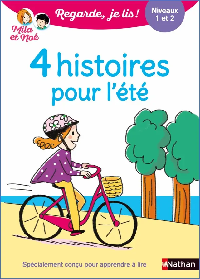 4 histoires pour l'été - Regarde, je lis ! - Niveaux 1 & 2 - Dès 5 ans - Roman - 9782095000592 - page-intérieure1
