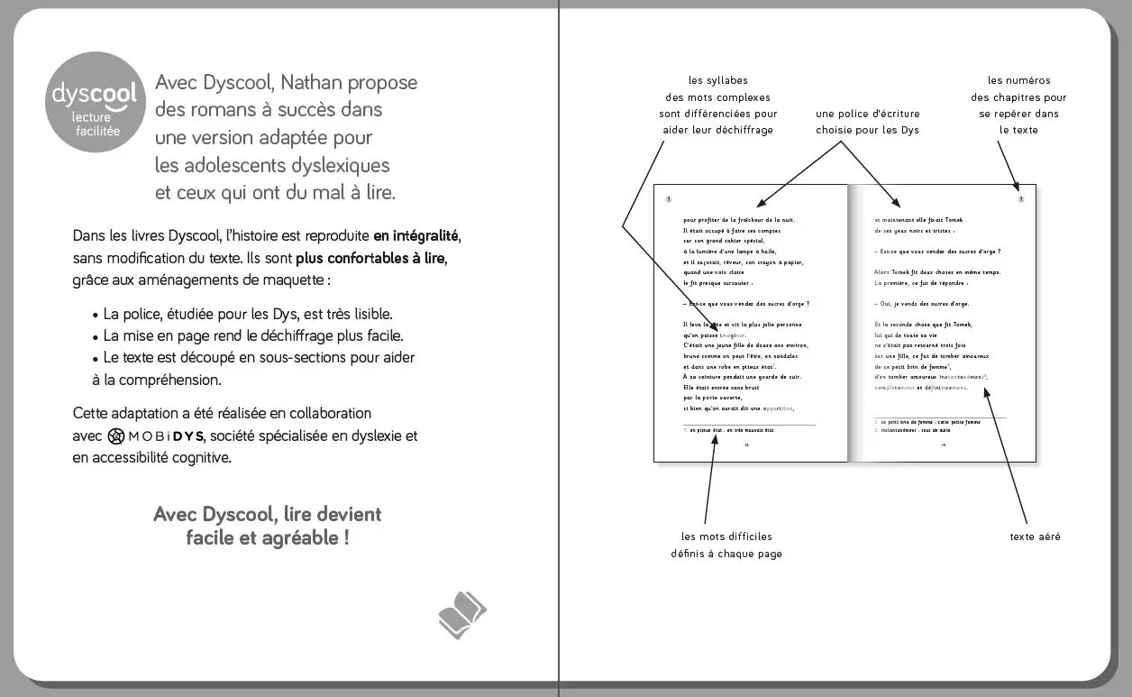 La rivière à l'envers - Tome 1 : Tomek - Version Dyscool - Roman adapté aux Dys - Roman - 9782095000677 - page-interieure1
