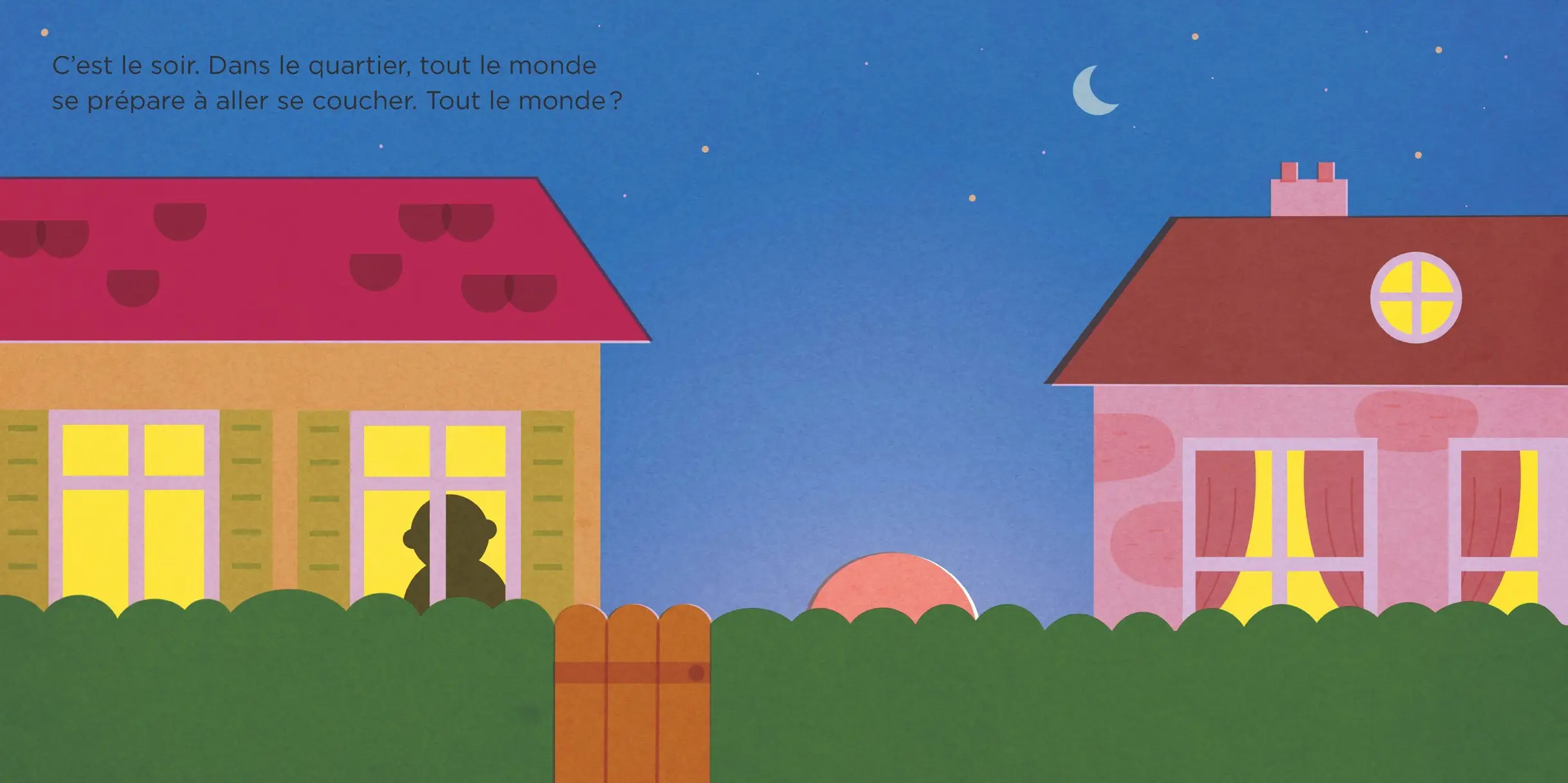 Bonne nuit monsieur Monsieur - Livre à toucher - Dès 2 ans - Album(s) - 9782095014568 - page-interieure1