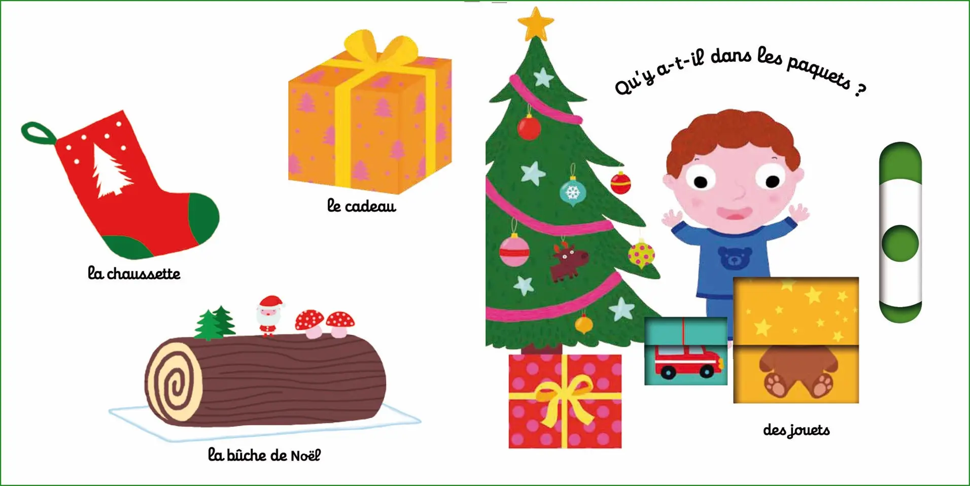 Mon imagier de Noël - Livre animé Kididoc dès 1 an - Livre documentaire - 9782095024147 - page-interieure1