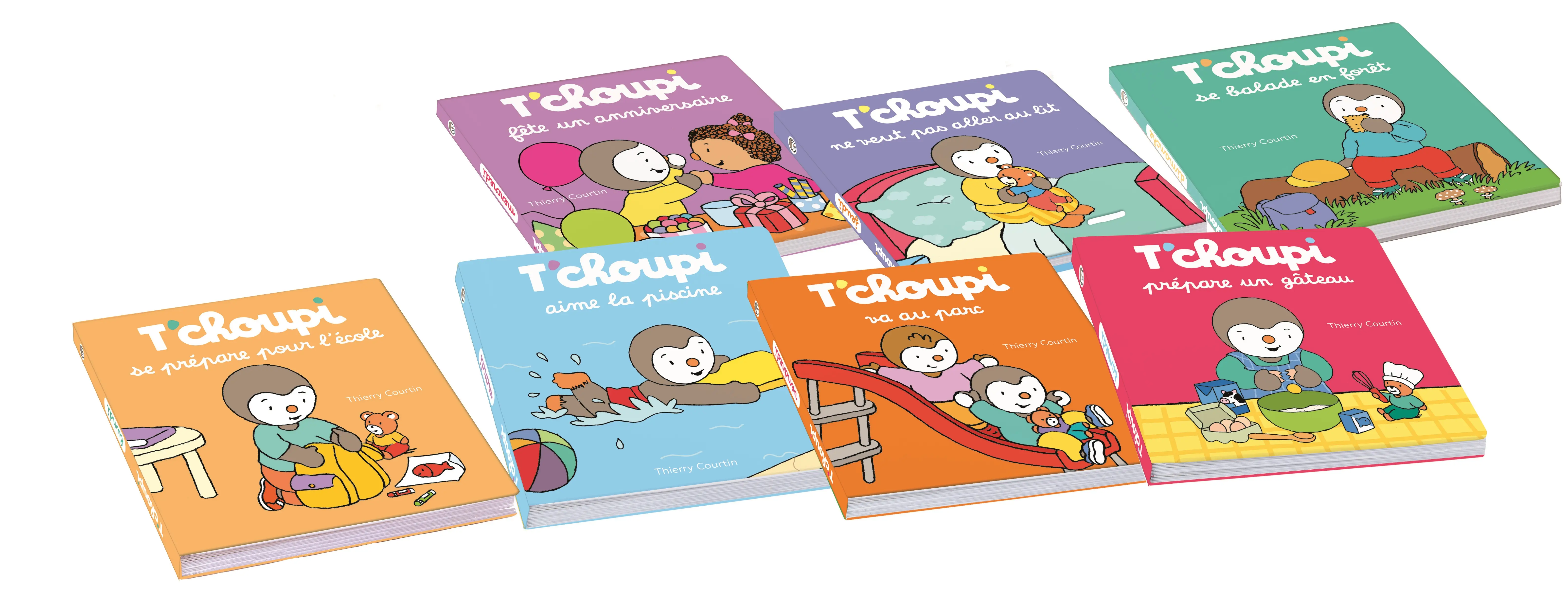 Ma petite bibliothèque de la semaine : 1 livre par jour avec T'choupi - Coffret - 9782095024468 - page-interieure1