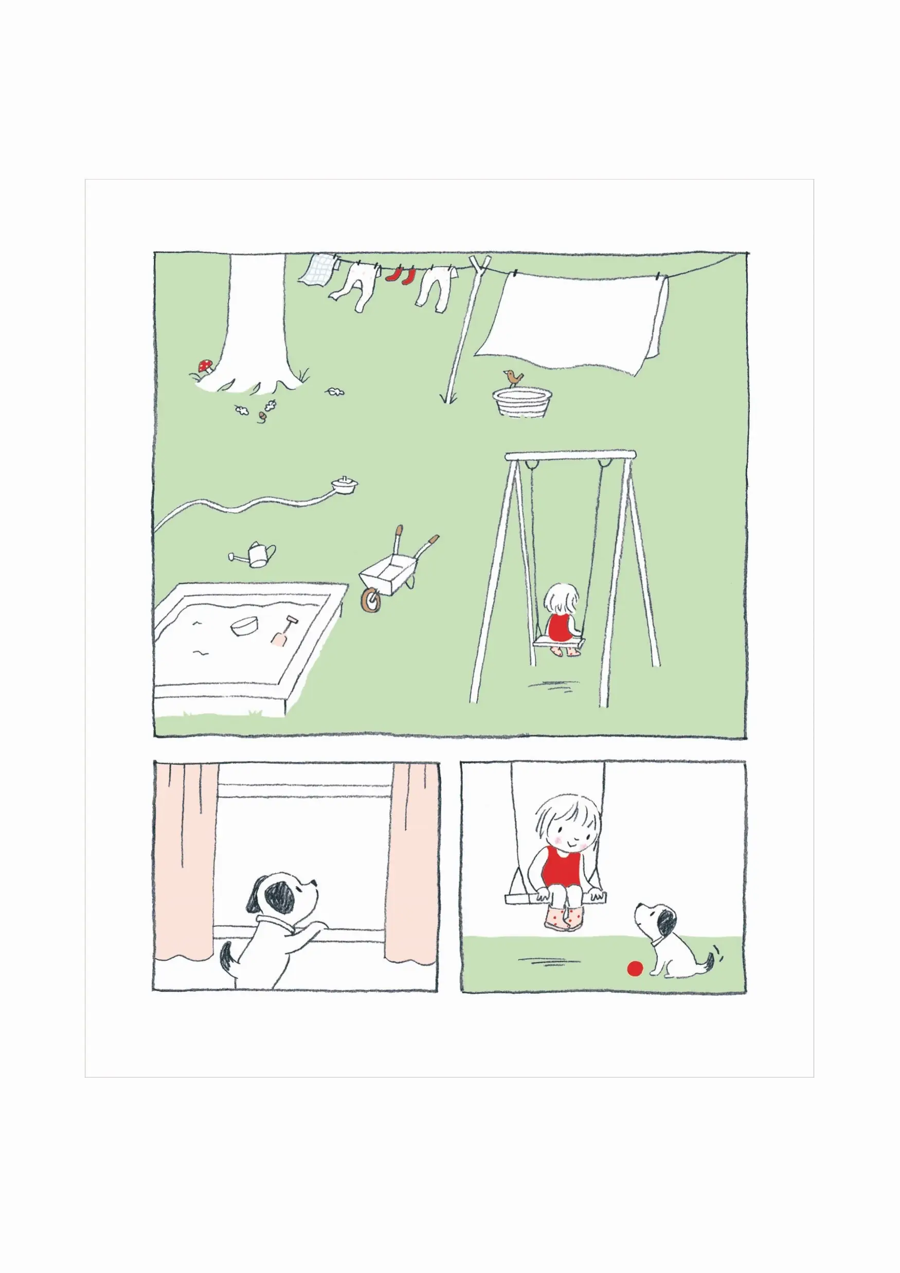 Petiote au jardin - MINI BULLES - Bande dessinée - Dès 3 ans  - BD - 9782095026912 - page-intérieure1