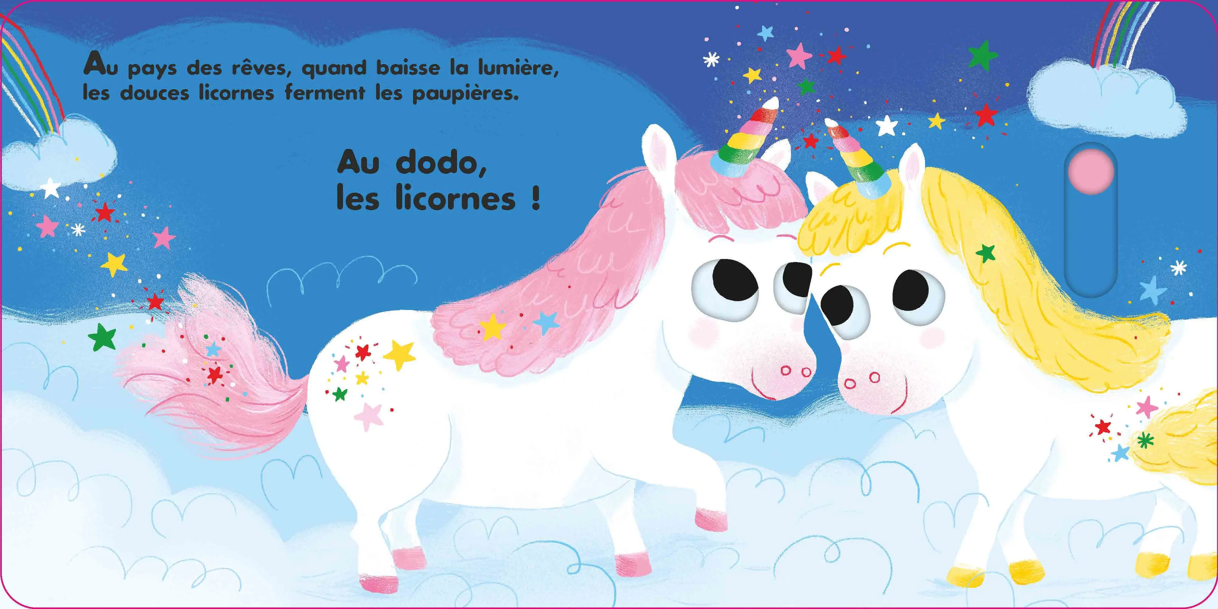 Au dodo - les amis imaginaires - Livre animé dès 6 mois - Pour accompagner le rituel du coucher des bébés - Livre d'éveil - 9782095028497 - page-intérieure1