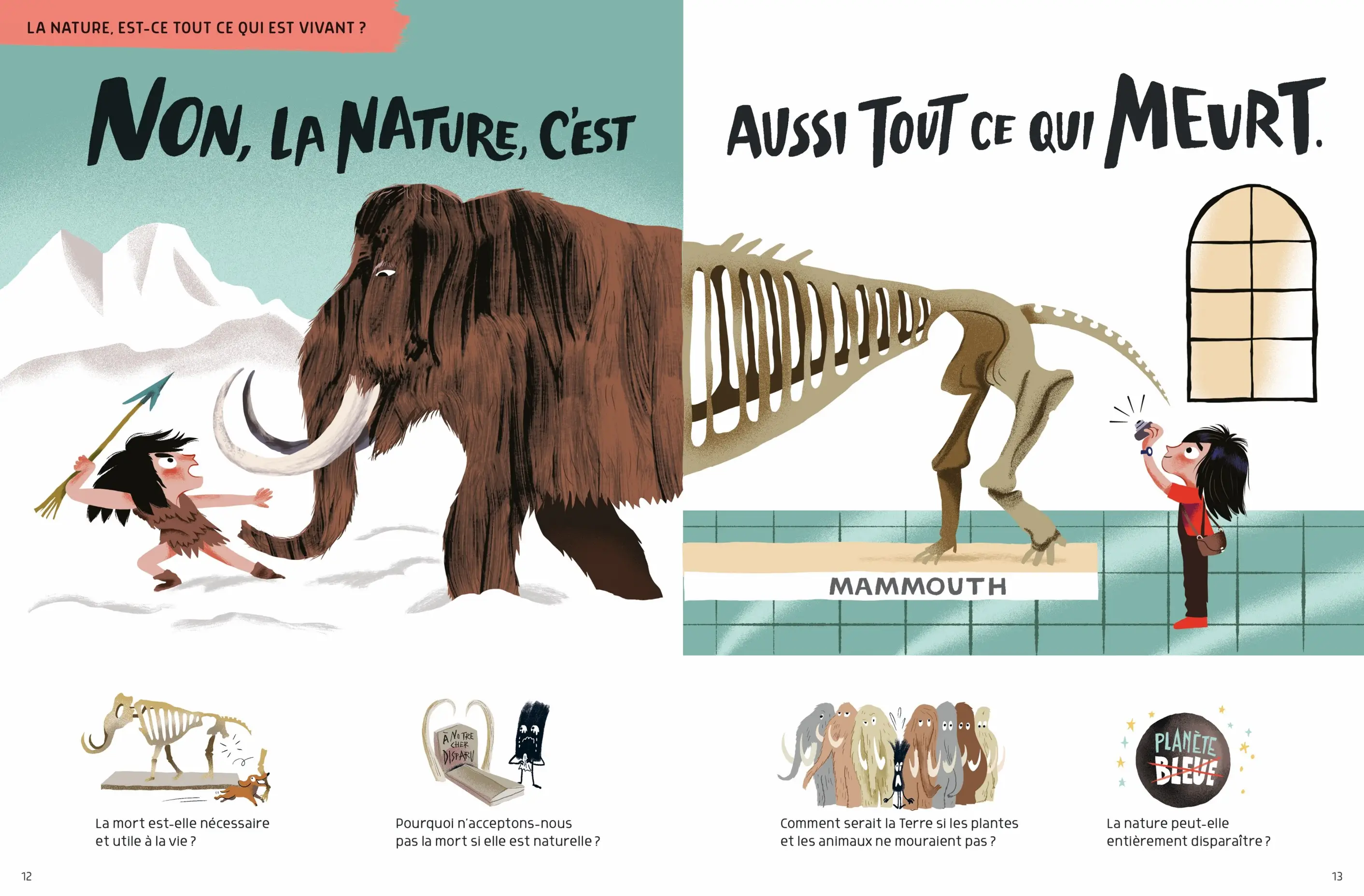 Philo z'enfants - C'est quoi la nature ? les grandes questions trouvent leurs réponses - dès 7 ans  - Album(s) - 9782095028770 - page-intérieure1
