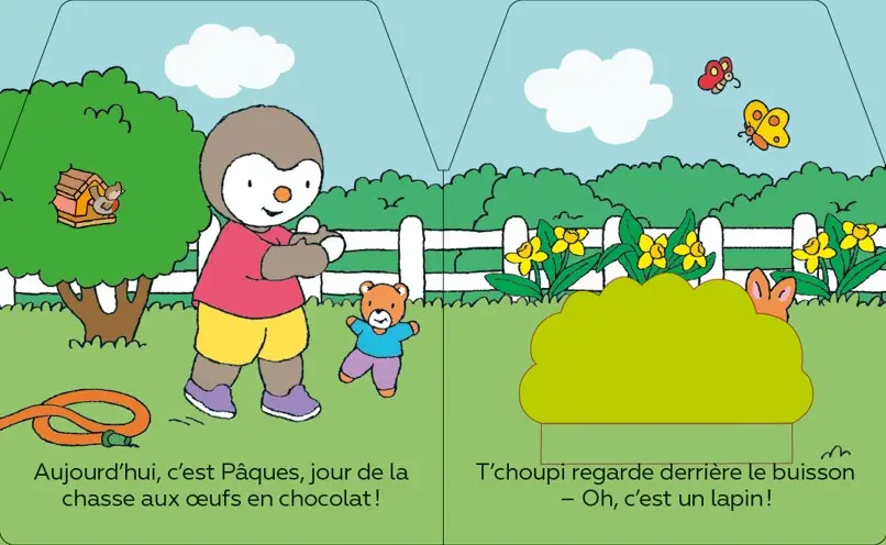 Joyeuses Pâques T'choupi - Dès 2 ans - Livre d'éveil - 9782095029333 - page-interieure1