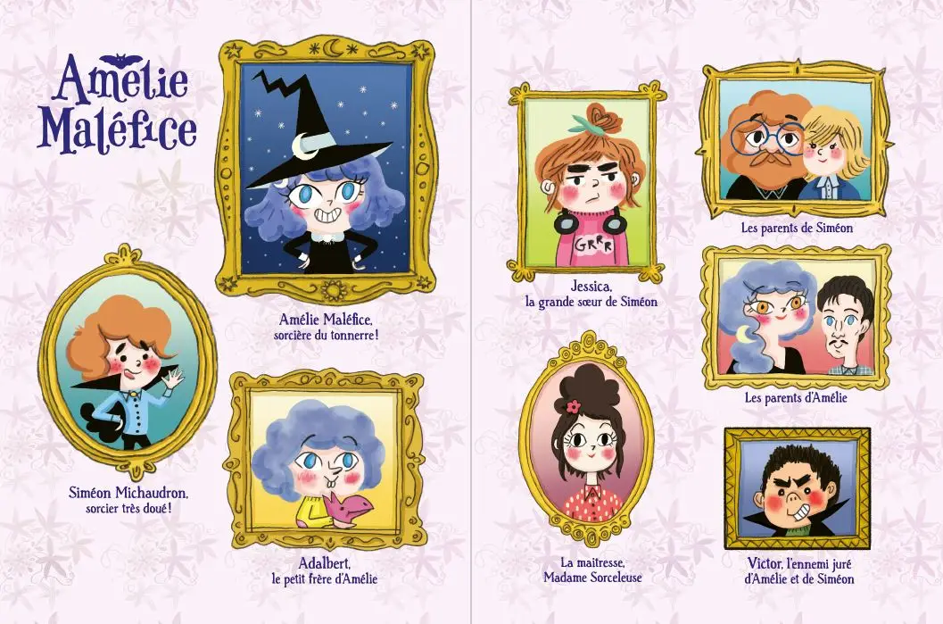 Amélie Maléfice - Le balais envoûté - Lune bleue - Dès 6 ans - Roman - 9782095030551 - page-interieure1
