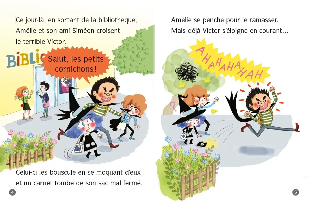 Amélie Maléfice - Les farces féroces - Lune Bleue Dès 6 ans - Roman - 9782095031039 - page-interieure1