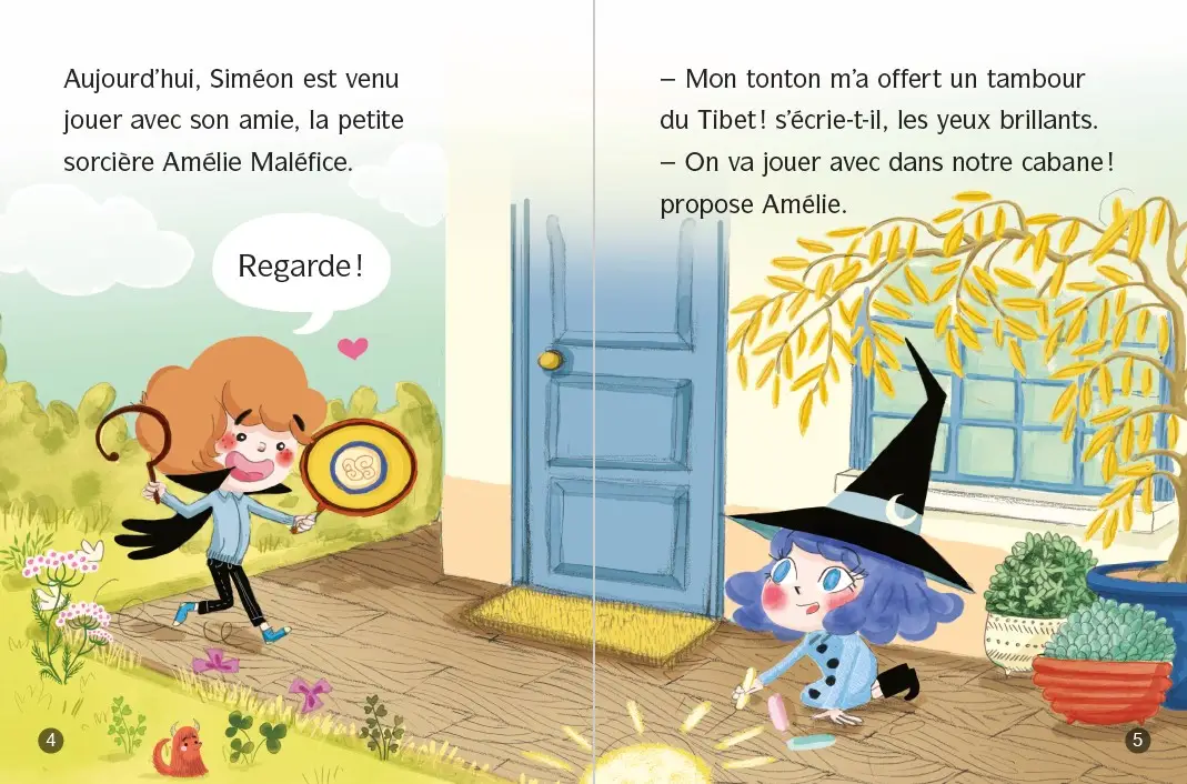 Amélie Maléfice - L'abominable tempête de neige - Lune Bleue Dès 6 ans - Roman - 9782095031077 - page-interieure1