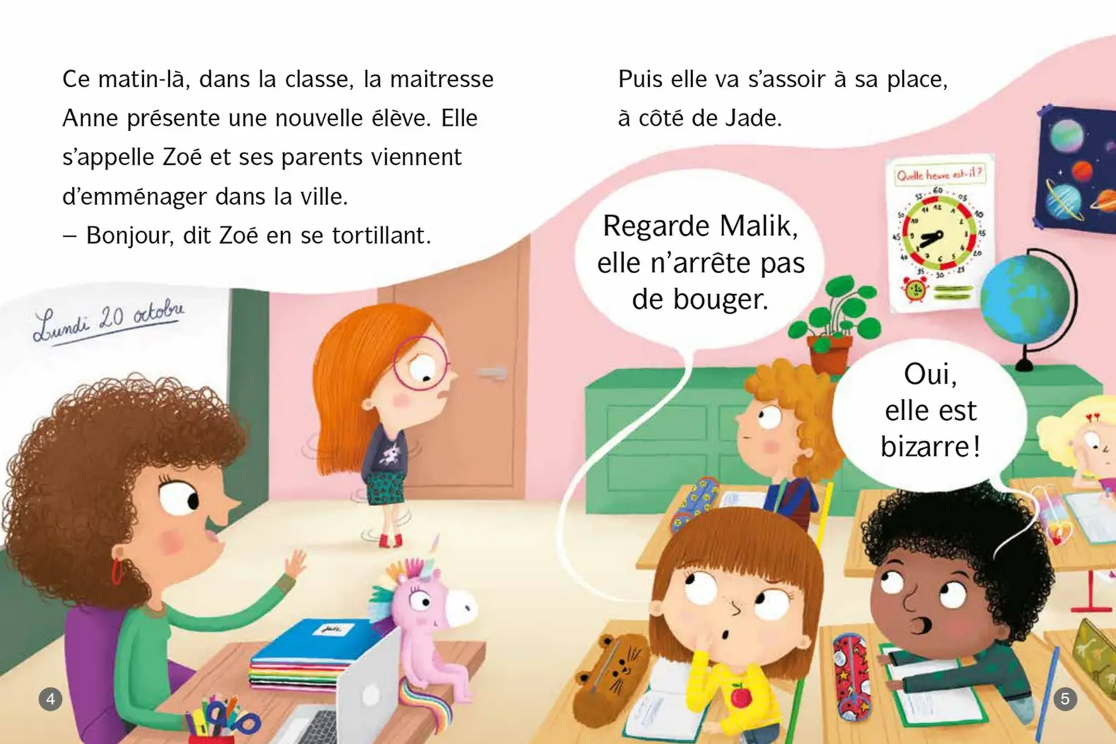 Ruby la licorne des CP - Une amie pour la vie ! - Lune bleue - Dès 6 ans - Roman - 9782095032302 - page-intérieure1