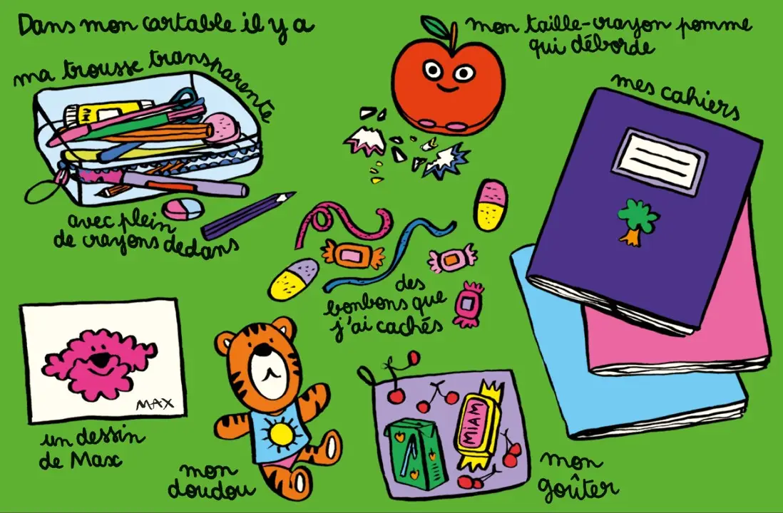 Les choses de ma vie - Un inventaire amusant et poétique des choses qui m'entourent - A partir de 3 ans - Livre d'éveil - 9782095033187 - page-intérieure1