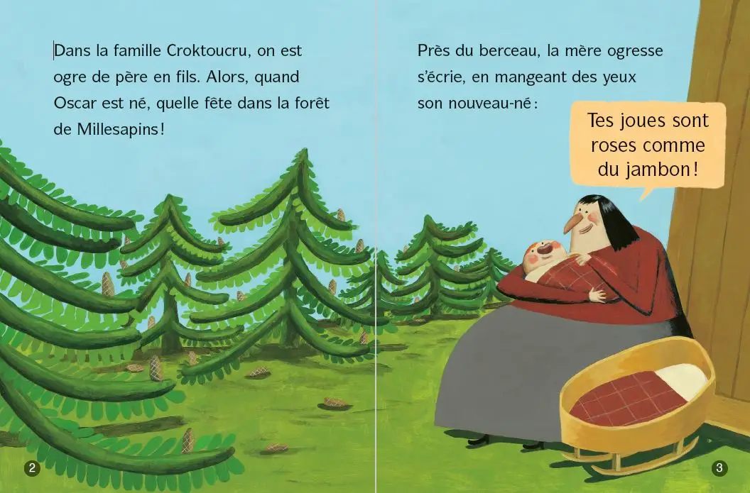 J'aime pas les côtelettes ! Lune Bleue - Dès 6 ans - Roman - 9782095033361 - page-interieure1