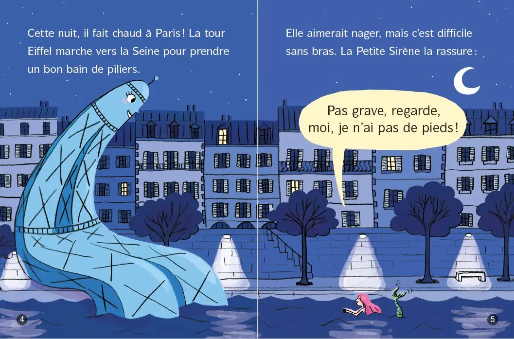 La tour Eiffel sous l'océan - Lune Bleue - roman Dès 6 ans - Roman - 9782095034276 - page-interieure1