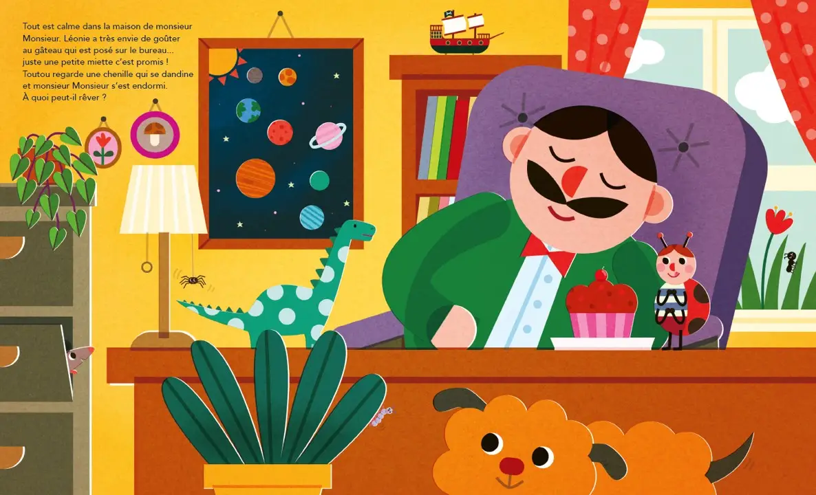 Cherche et trouve - Dans les rêves de monsieur Monsieur - dès 2 ans - Album(s) - 9782095035990 - page-intérieure1