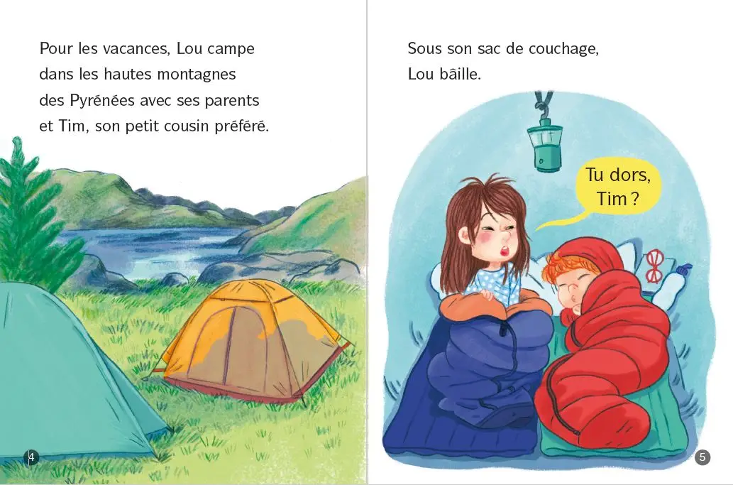 Les Animaux de Lou - Où es-tu, Petit Ourson ? - Lune bleue - Dès 6 ans - Roman - 9782095036126 - page-interieure1