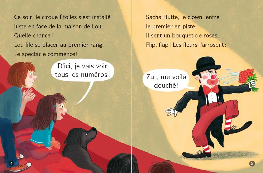 Les animaux de Lou, sauve-toi, petit tigre ! - Lune bleue - Dès 6 ans - Roman - 9782095036263 - page-interieure1