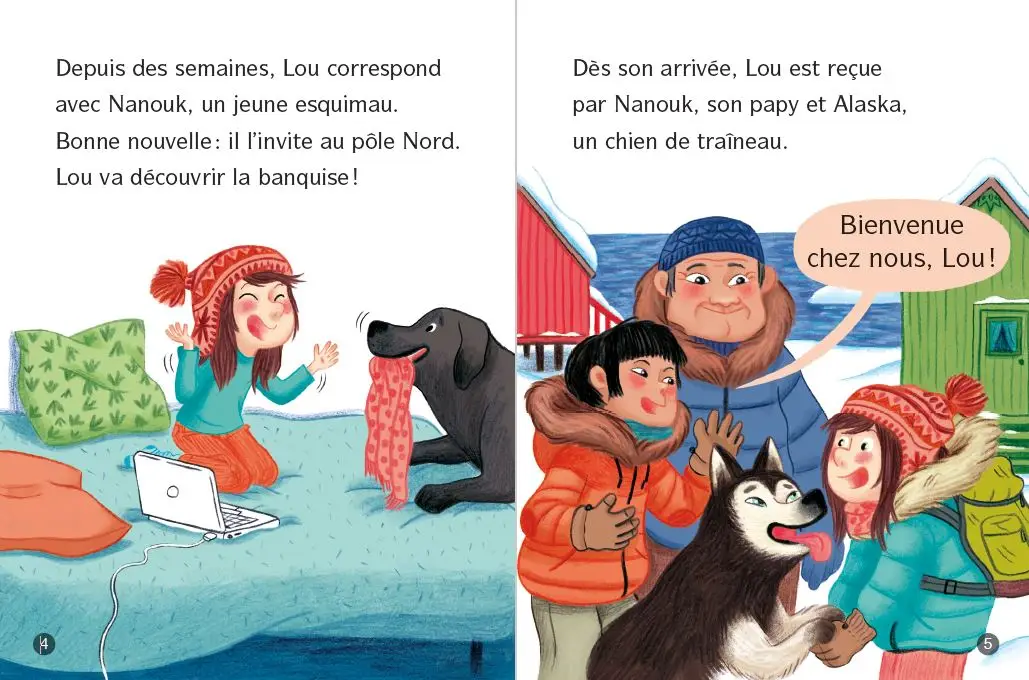 Les animaux de Lou , tu n'es plus seul, Petit Ours ! - Lune bleue - Dès 6 ans - Roman - 9782095036287 - page-interieure1