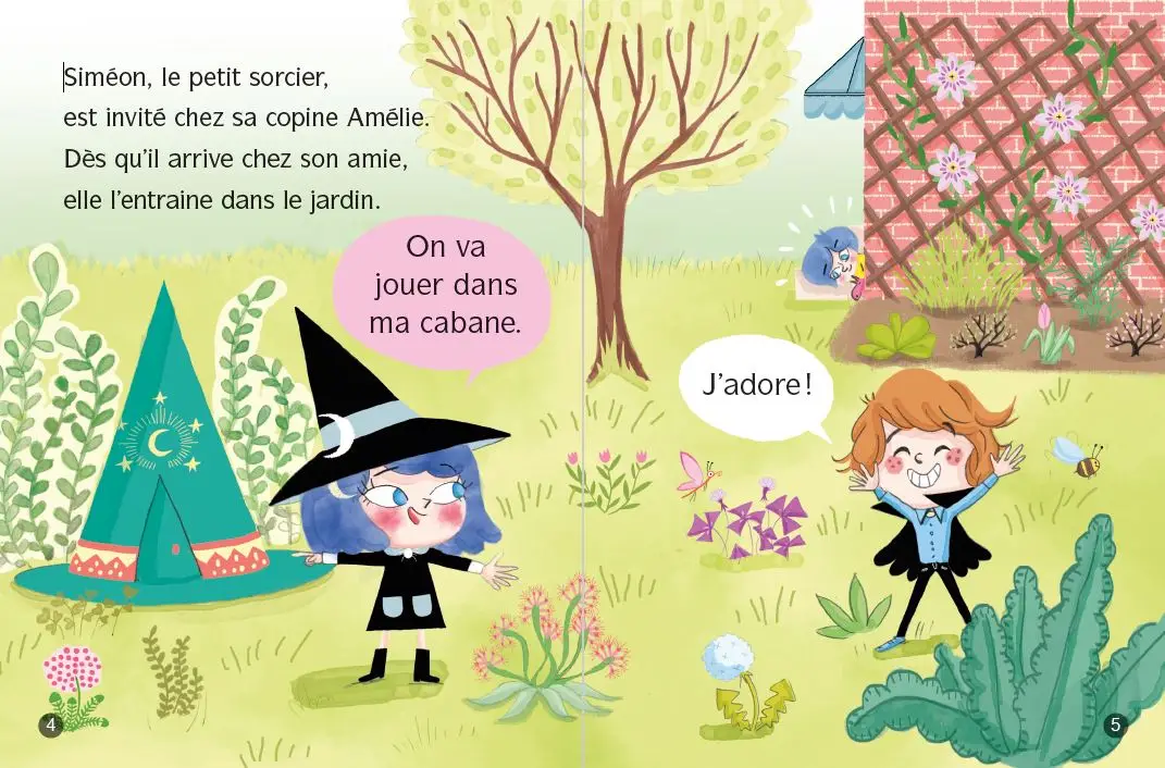 Amélie Maléfice - La Cabane ensorcelée - Lune Bleue - Dès 6 ans - Roman - 9782095039769 - page-interieure1