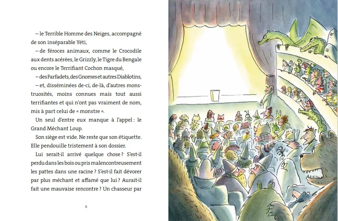Le problème avec le grand méchant loup - Quand un loup hyperactif rencontre le patinage artistique - Etoile filante - dès 7 ans - Roman - 9782095042950 - page-interieure1