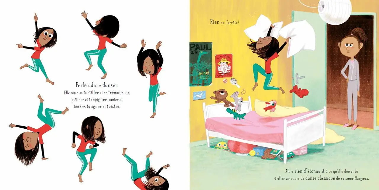 Ne danse jamais avec un dinosaure - Un album jeunesse drôle et inspirant sur l'affirmation de soi par Marc Boutavant - dès 3 ans - Album(s) - 9782095045906 - page-interieure1
