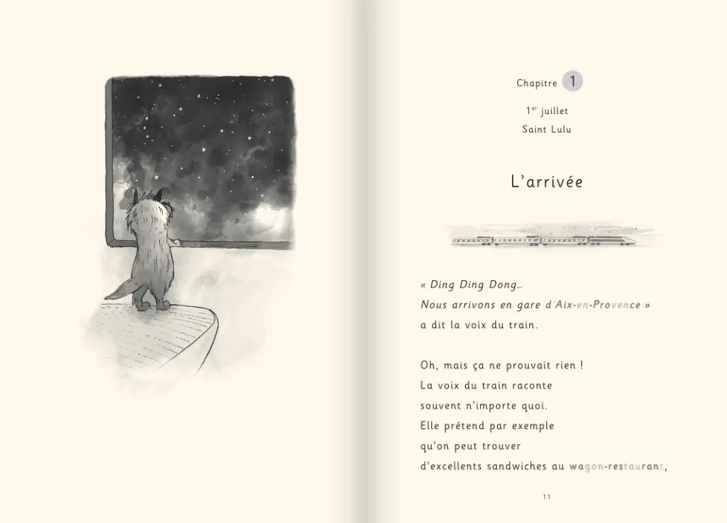 Le journal de Gurty - Tome 1 : Vacances en Provence - Dyscool - Version adaptée aux enfants DYS - Roman - 9782095046156 - page-interieure1