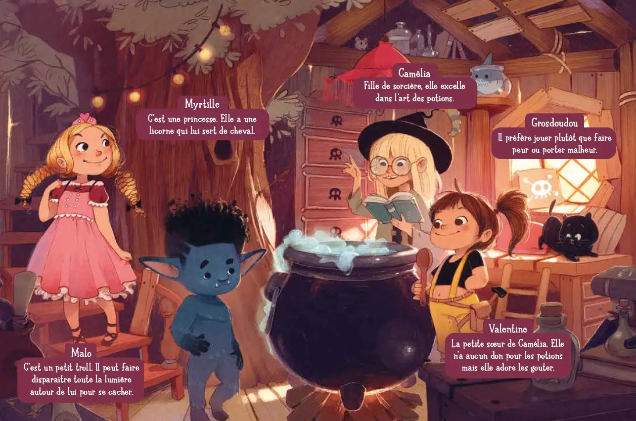 Le clan du chaudron : Le concours de mocheté - roman fantasy dès 7 ans - Roman - 9782095049140 - page-interieure1