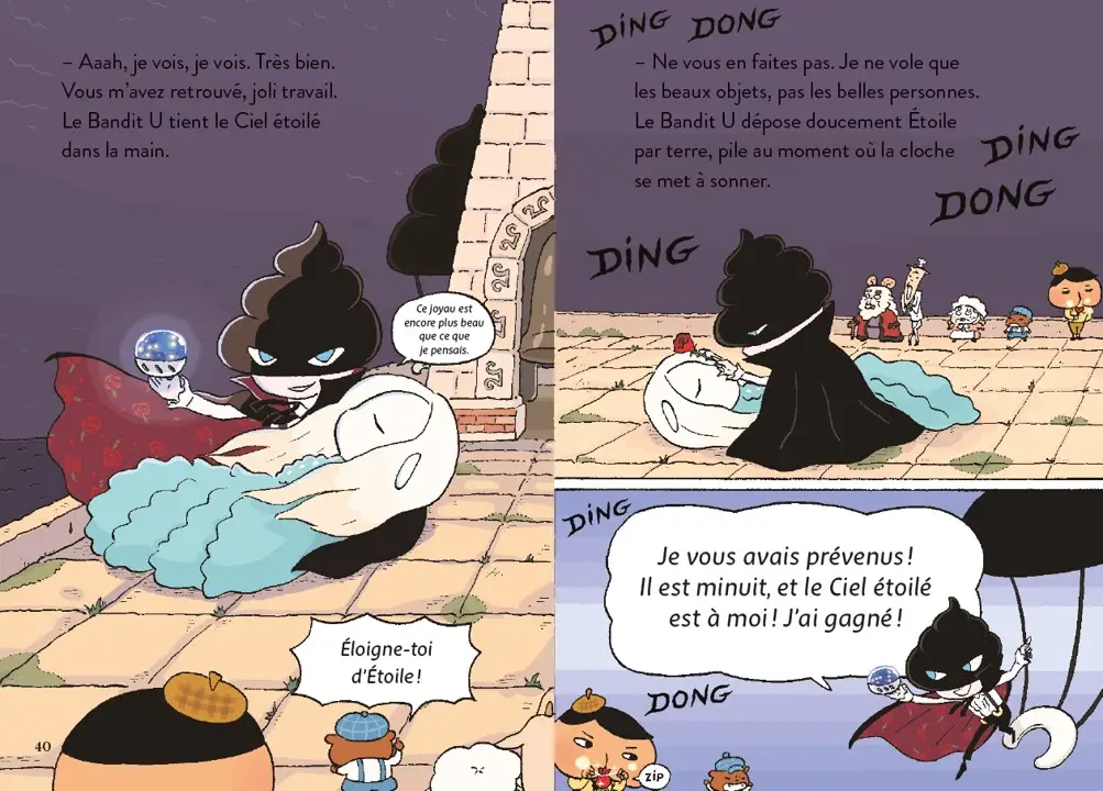 Détective Prout - Tome 4 : L'énigme du gentilhomme cambrioleur, dès 6 ans - Roman - 9782095059972 - page-interieure1