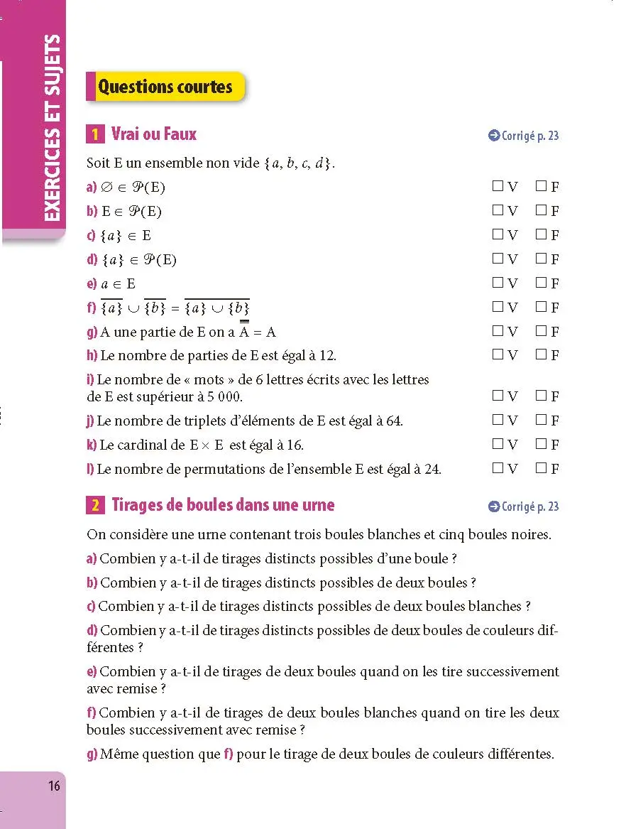 Maths Terminale - ABC Excellence - Bac 2027 - Enseignement de spécialité Tle - Cours complets, Notions-clés et vidéos, Points méthode, Exercices et corrigés détaillés - Livre de cours, méthode et exercices - 9782091571386 -  [page intérieure16]