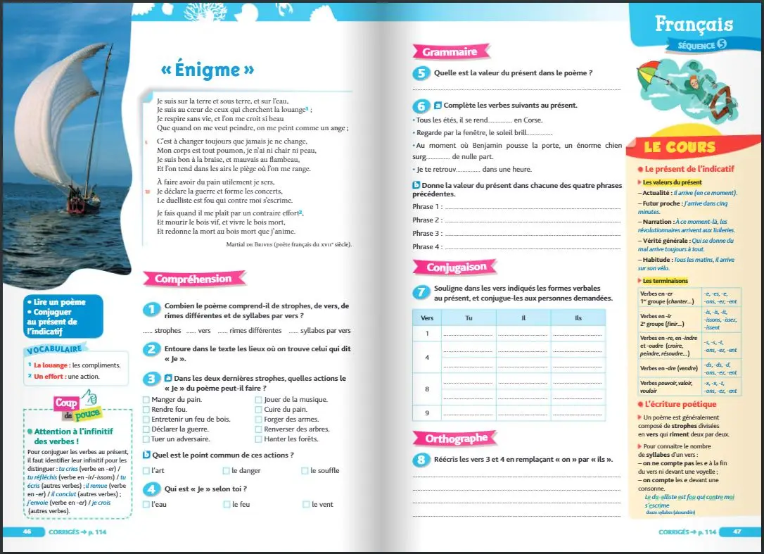 Cahier de Vacances 2026 de la 4ème vers la 3ème - Toutes les matières - Nathan Vacances collège - Cahier de vacances - 9782091932637 - page-interieure2