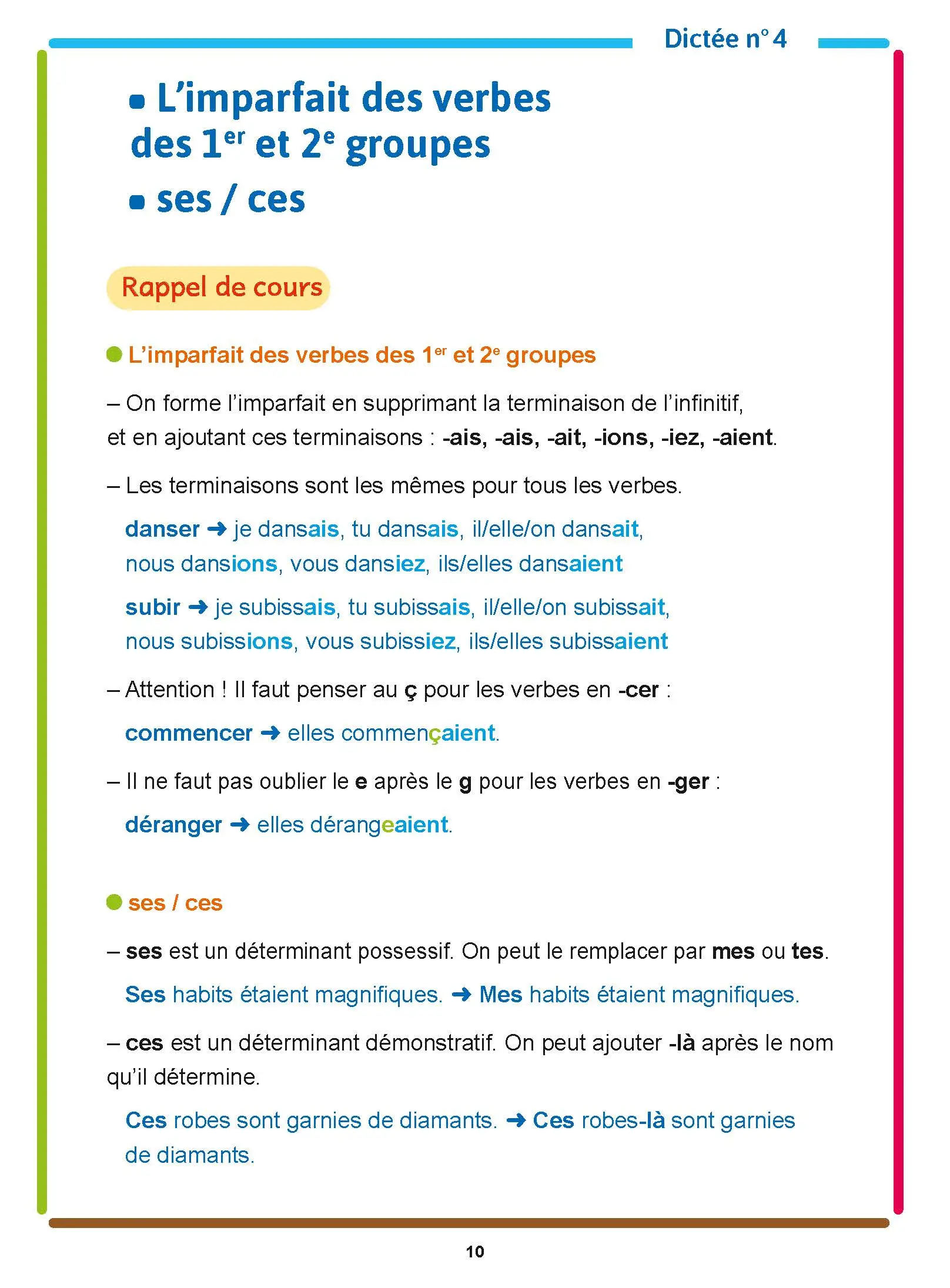 Dyscool - Dictées 6ème   - adapté aux enfants DYS ou en difficulté  - Cahier d'exercices - 9782091934747 - page intérieure2