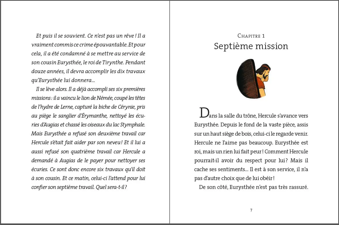 Hercule et le taureau de Crète - Roman Mythologie - Dès 7 ans - Roman - 9782092494790 - page-interieure2