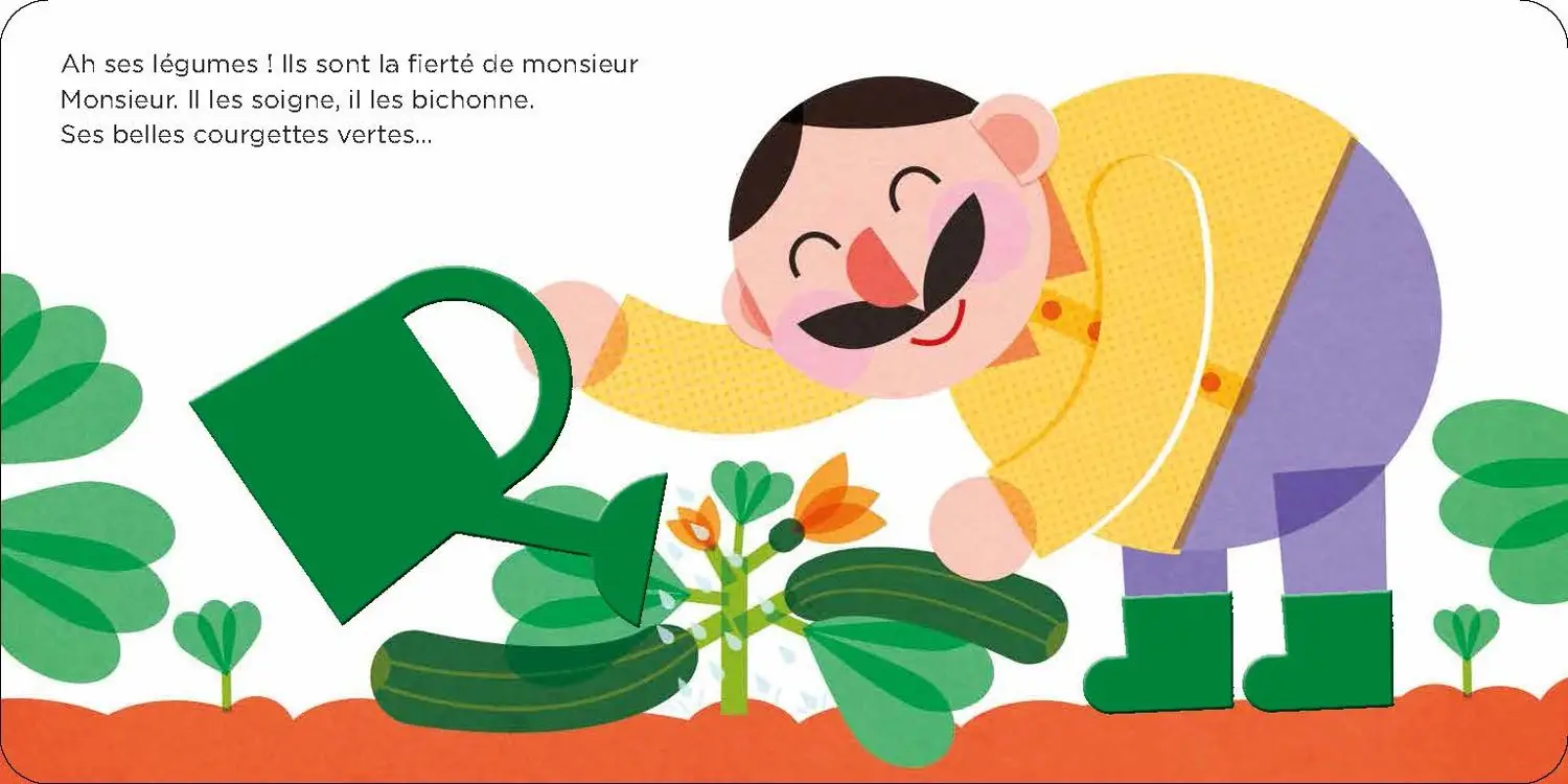 L'enquête de monsieur Monsieur  - Livre à toucher - Dès 2 ans - Album(s) - 9782092495148 - page-interieure2