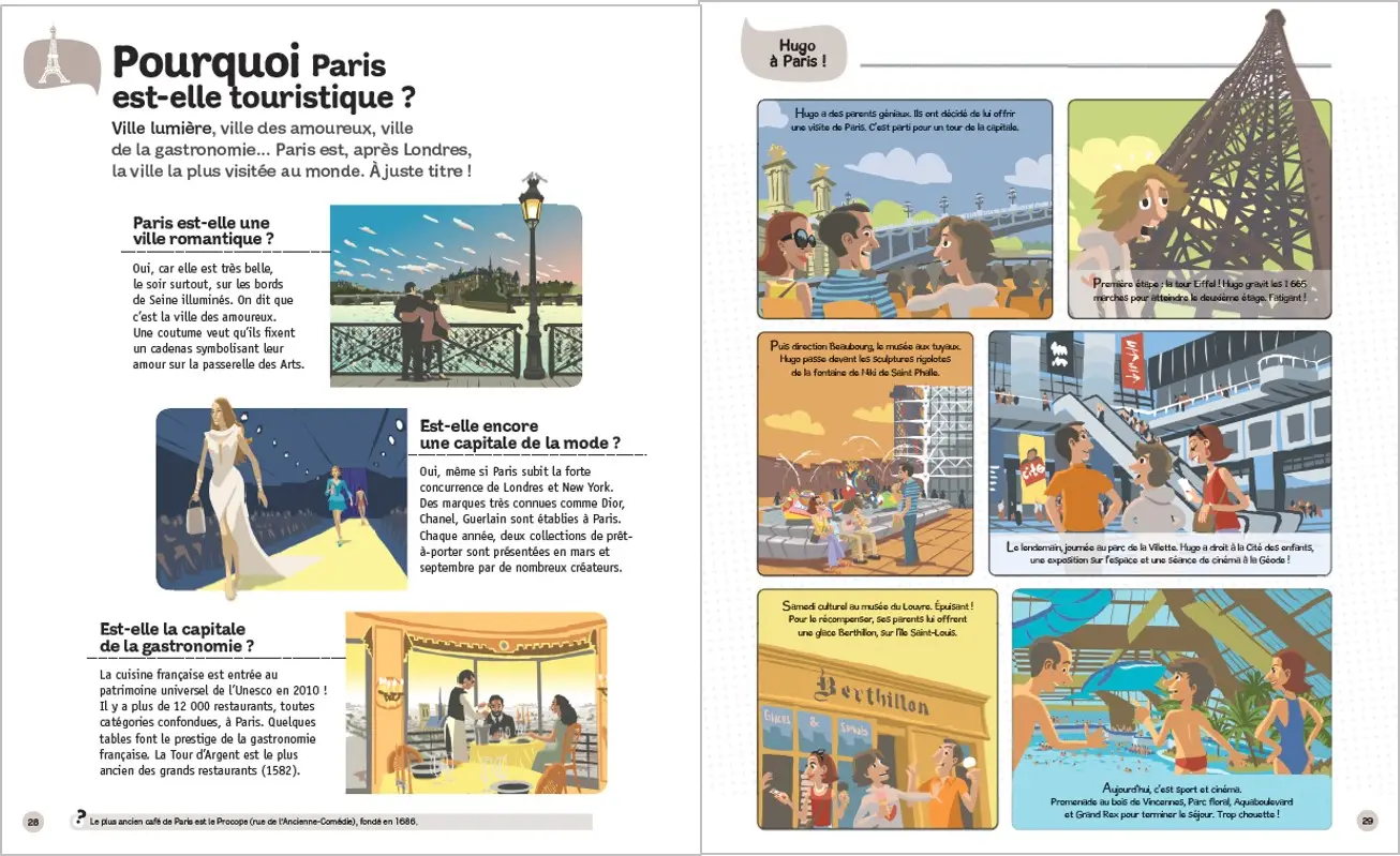 Paris - Questions/Réponses - Dès 7 ans - Livre documentaire - 9782092495551 - page-intérieure2