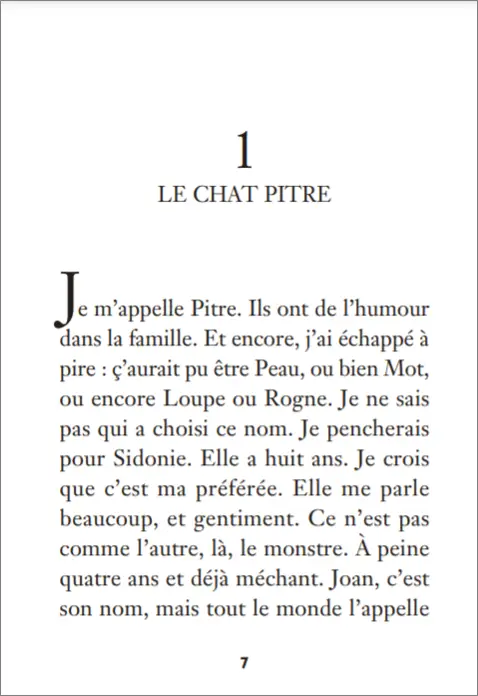 Le chat pitre - 5 histoires à chavourer - Roman Humoristique - Dès 8 ans - Roman - 9782092496107 - page-interieure2
