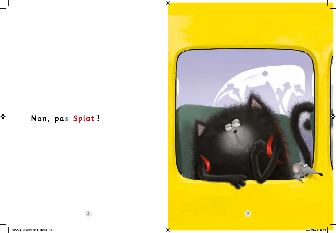 Je lis avec Splat : Splat, poisson chat - Niveau 2 - Dès 6 ans - Roman - 9782092496398 - page-intérieure2