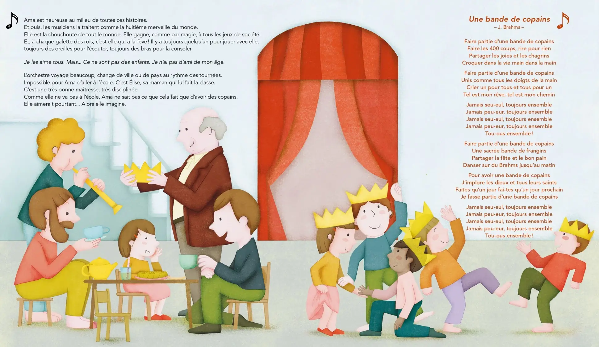 L'enfant de l'orchestre - Livre-CD - Le livre du spectacle musical de Radio Classique - Dès 4 ans - Album(s) - 9782092497432 - page-interieure2