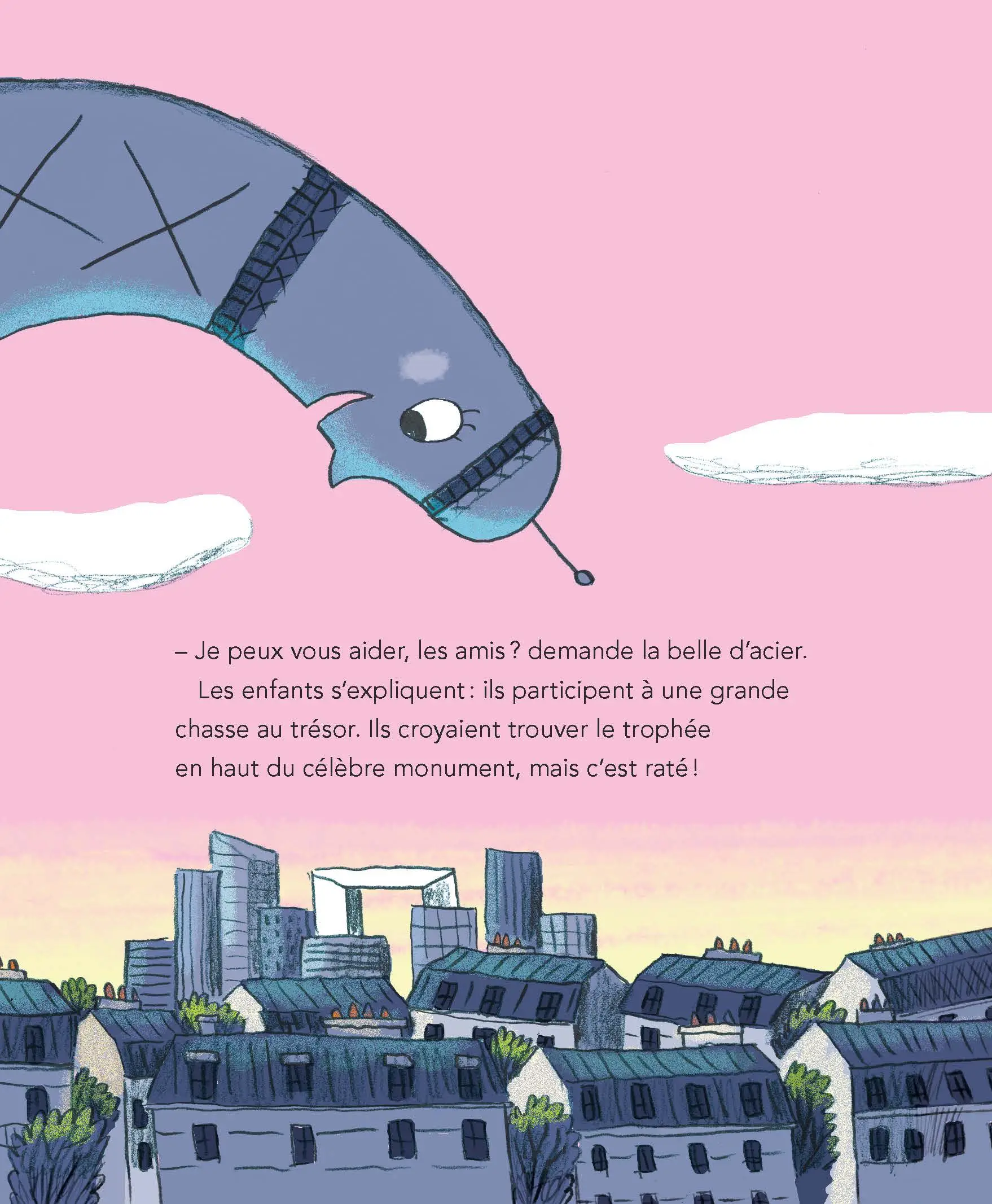 La tour Eiffel se balade à Paris - Album - Dès 3 ans - Album(s) - 9782092566381 - page intérieure2