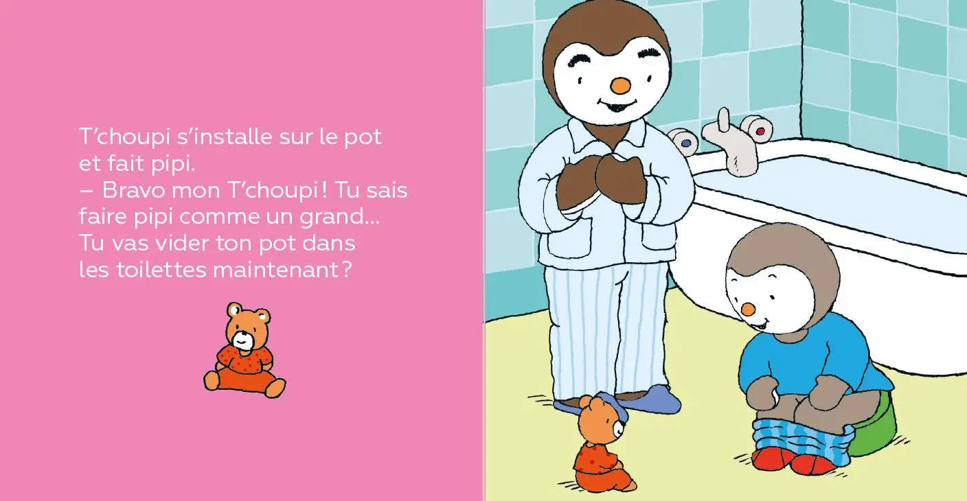 T'choupi va sur le pot - Une aventure pour accompagner en douceur la grande étape du pot - Dès 2 ans - Album(s) - 9782092570852 - page-interieure2